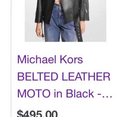 Moto leather jacket Marc Jacobs brand new