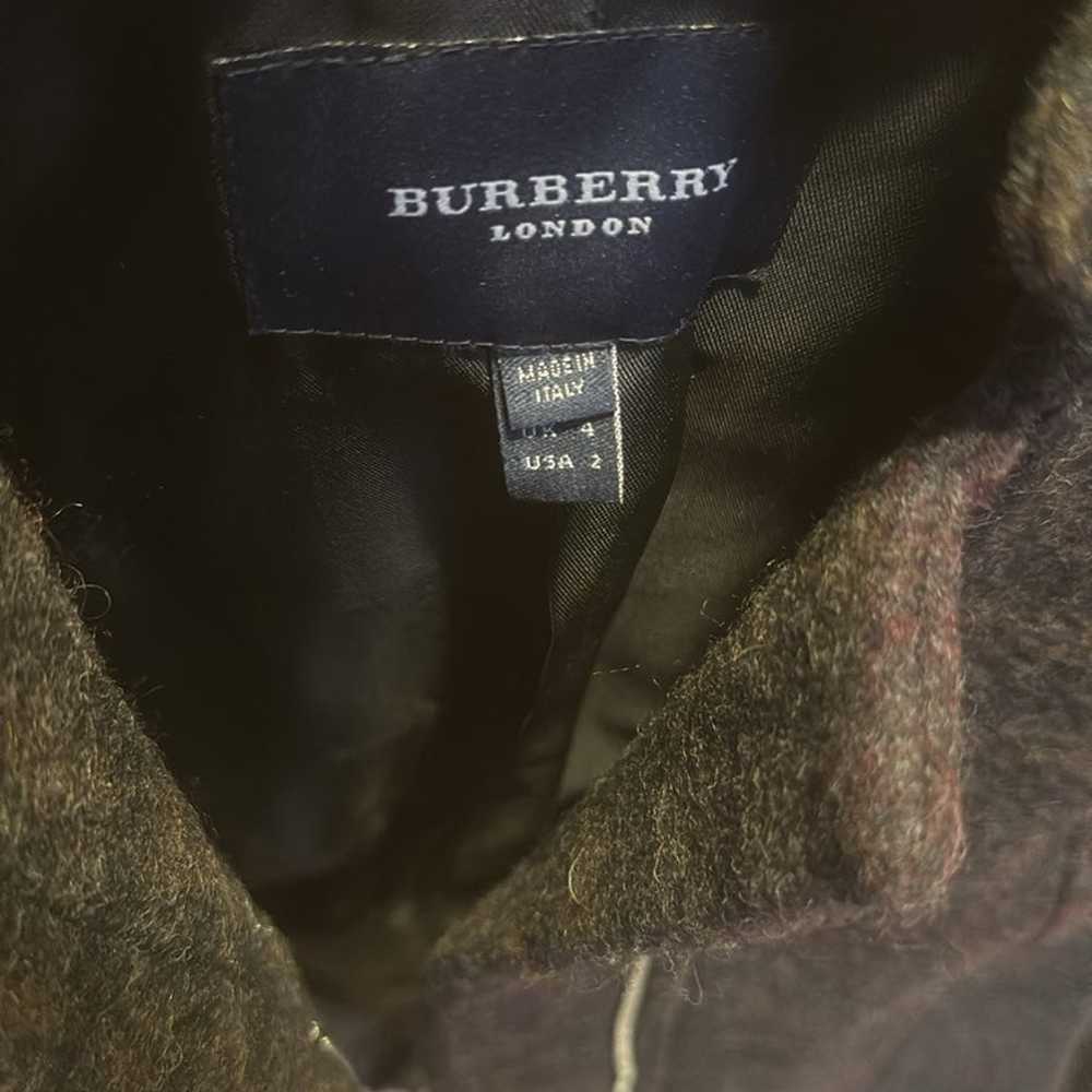Burberry London wool coat XS - image 3