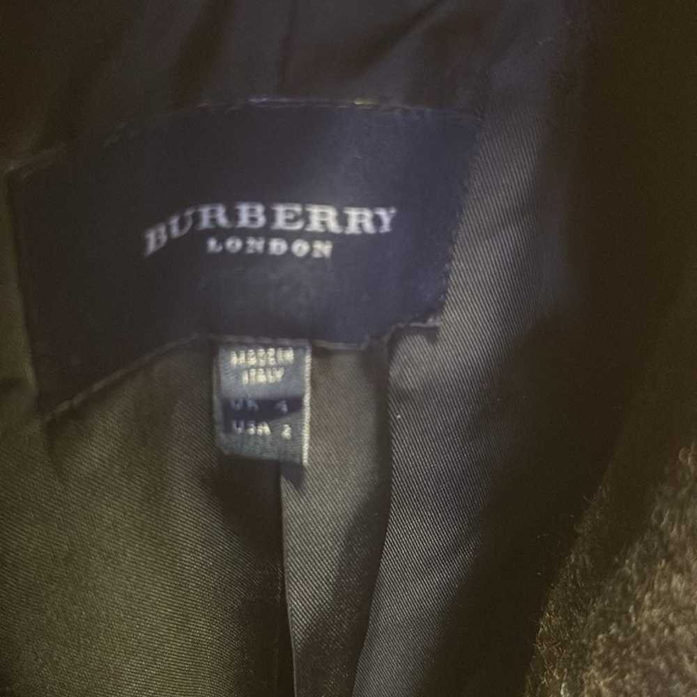 Burberry London wool coat XS - image 8