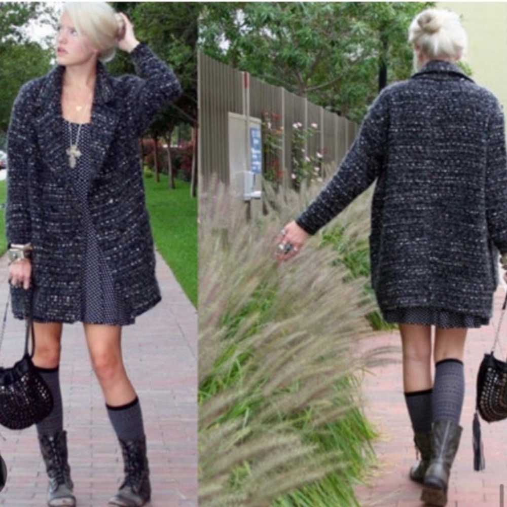 Isabel Marant Etoile Tweed Oversized Coat - image 8