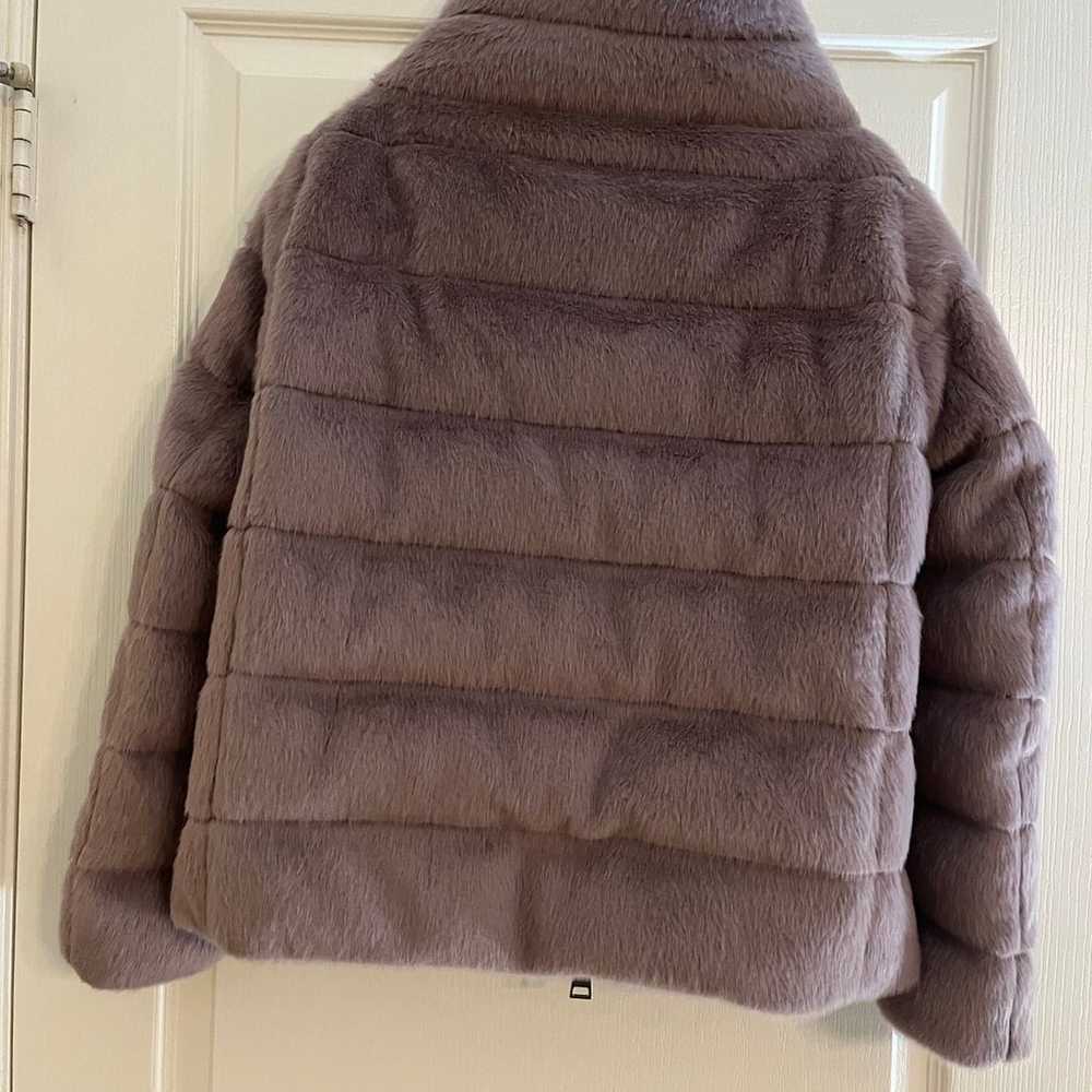 Herno Women's Faux-Fur Down Jacket Coat Mauve Siz… - image 7