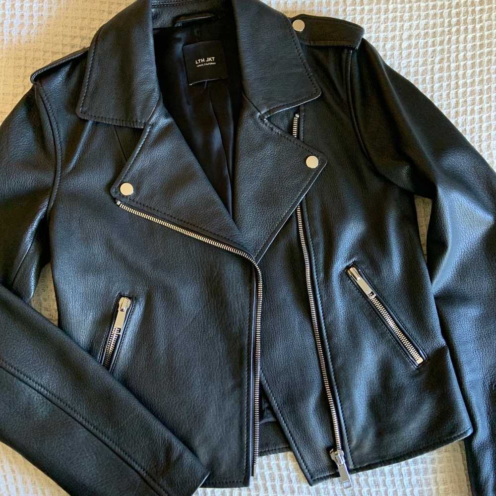 Leather Jacket “LTH JKT” - Like New! (Small) - image 3