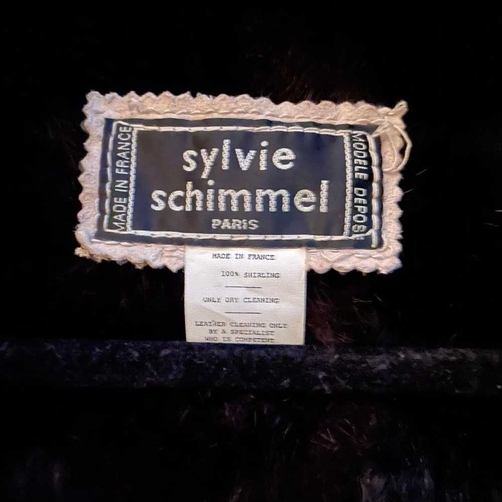Sylvie Schimmel Reversible Shirling & Leather Coat - image 5