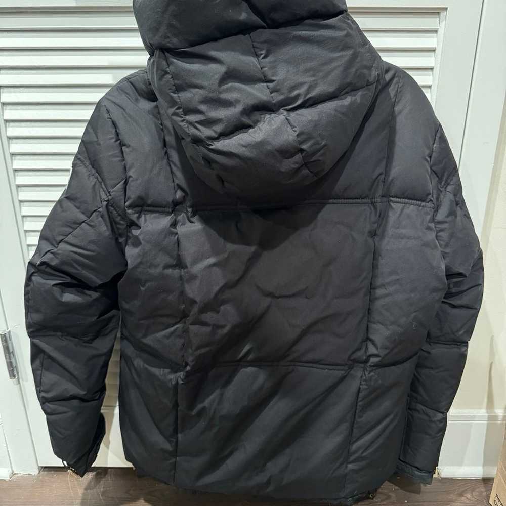 Moncler puffer jacket black red - image 6
