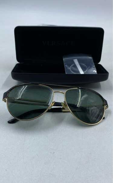 Versace Green Sunglasses - Size One Size