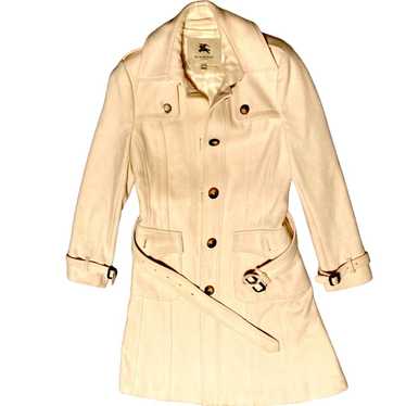 Burberry Wool Blend Trench Coat