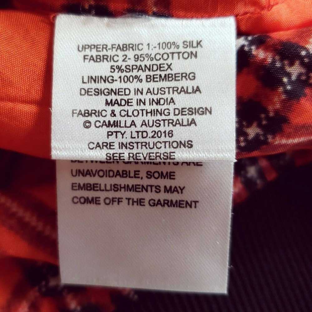 CAMILLA embellished silk printed bomber jacket in… - image 10