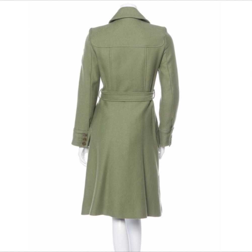 Cacharel Olive Wool Blend Belted Coat - image 3