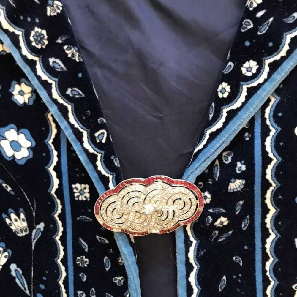Vintage Emilio Pucci Velvet Vest - image 2