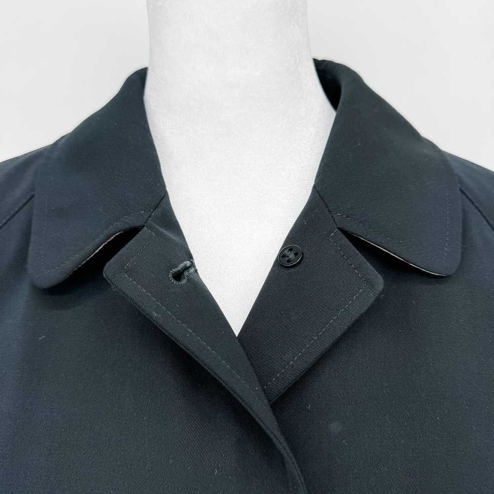 Burberry Black Trench Wool Camel Hair Mid Length … - image 12