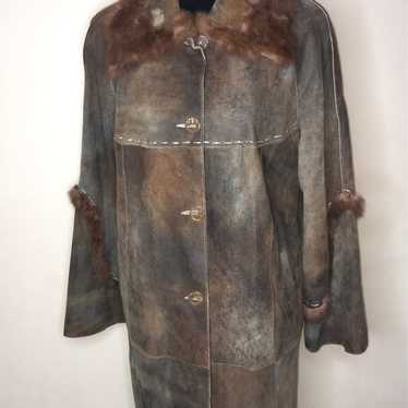 Toskana fur and Lambskin Special Design Jacket Le… - image 1