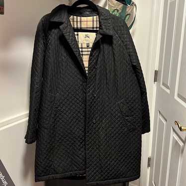 Burberry London long quilted coat