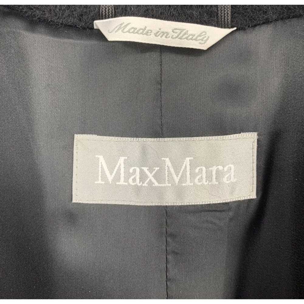 Max Mara Italy US Sz 14 Alpaca & Wool Shawl Colla… - image 3