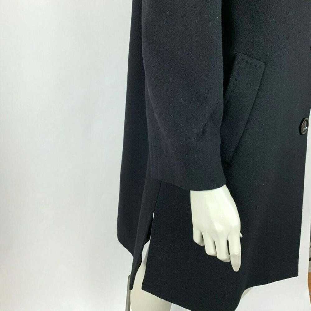 Cinzia Rocca due Stand Collar Coat Black Cashmere… - image 10