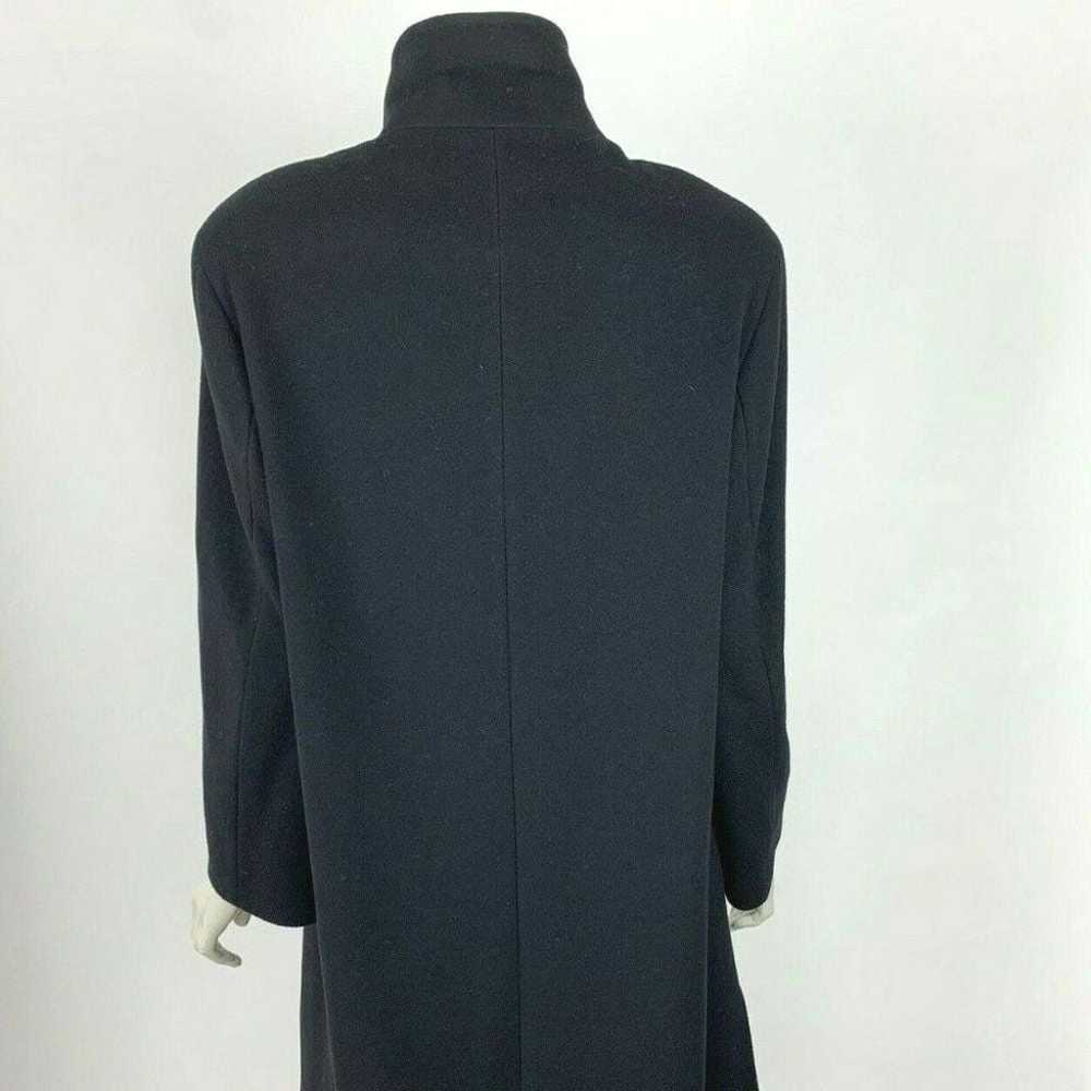 Cinzia Rocca due Stand Collar Coat Black Cashmere… - image 6