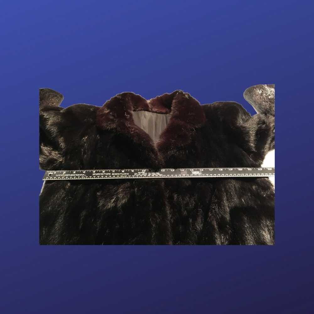 UNBRANDED Dark Ranch Mink, Notch Collar, Full Len… - image 3