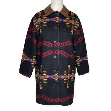 RARE Pendleton Women's Wool Jacket Tribal Aztec