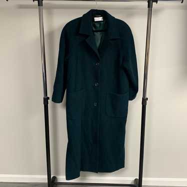 Vintage Sandro 100% Wool Trench Coat Size 16. In e