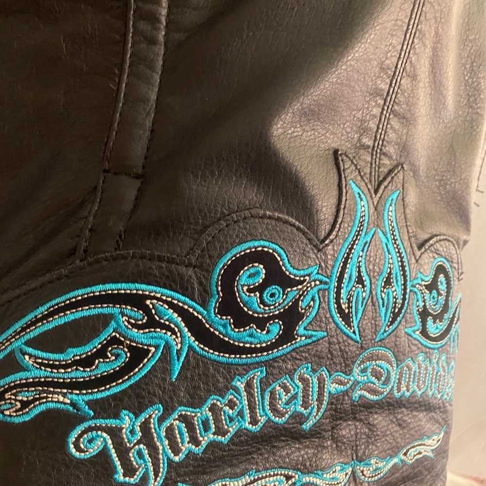 Harley Davidson Ladies Turquoise Trim 3 Piece - image 8