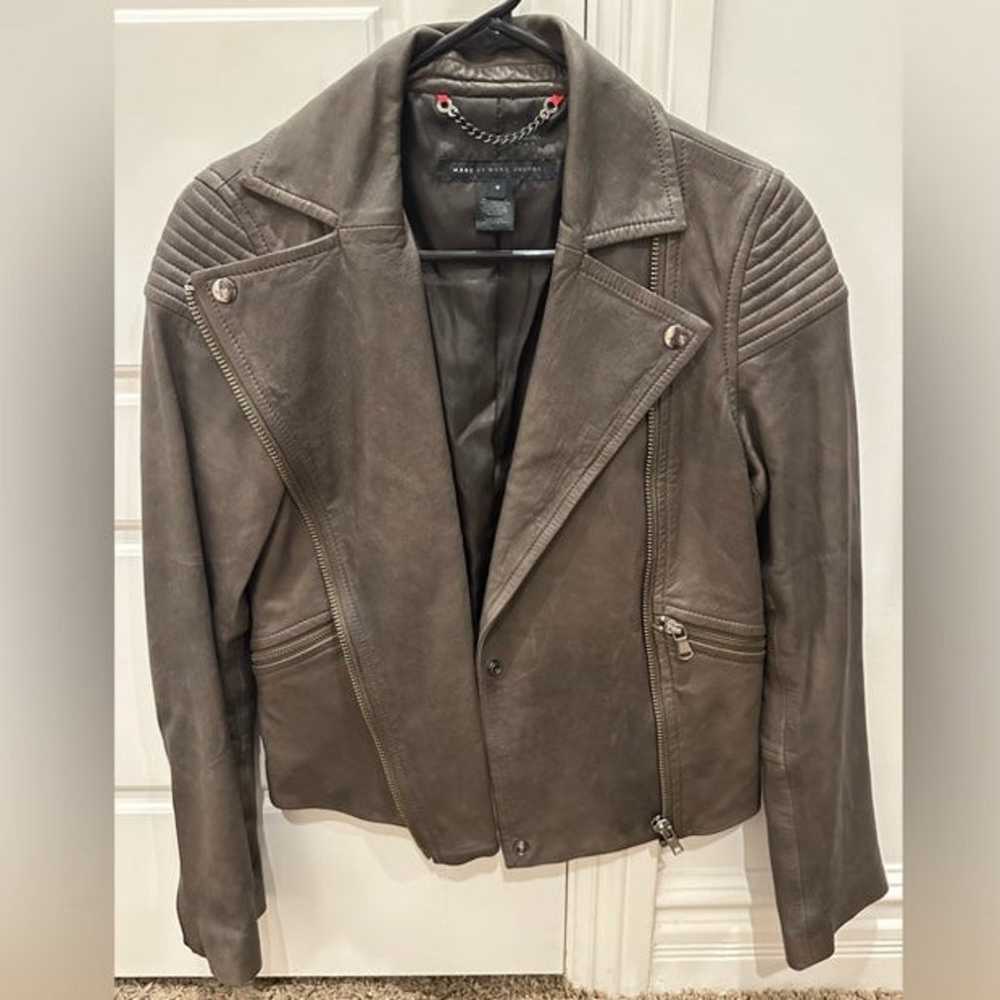 Marc Jacobs gently used leather jacket. Great con… - image 2