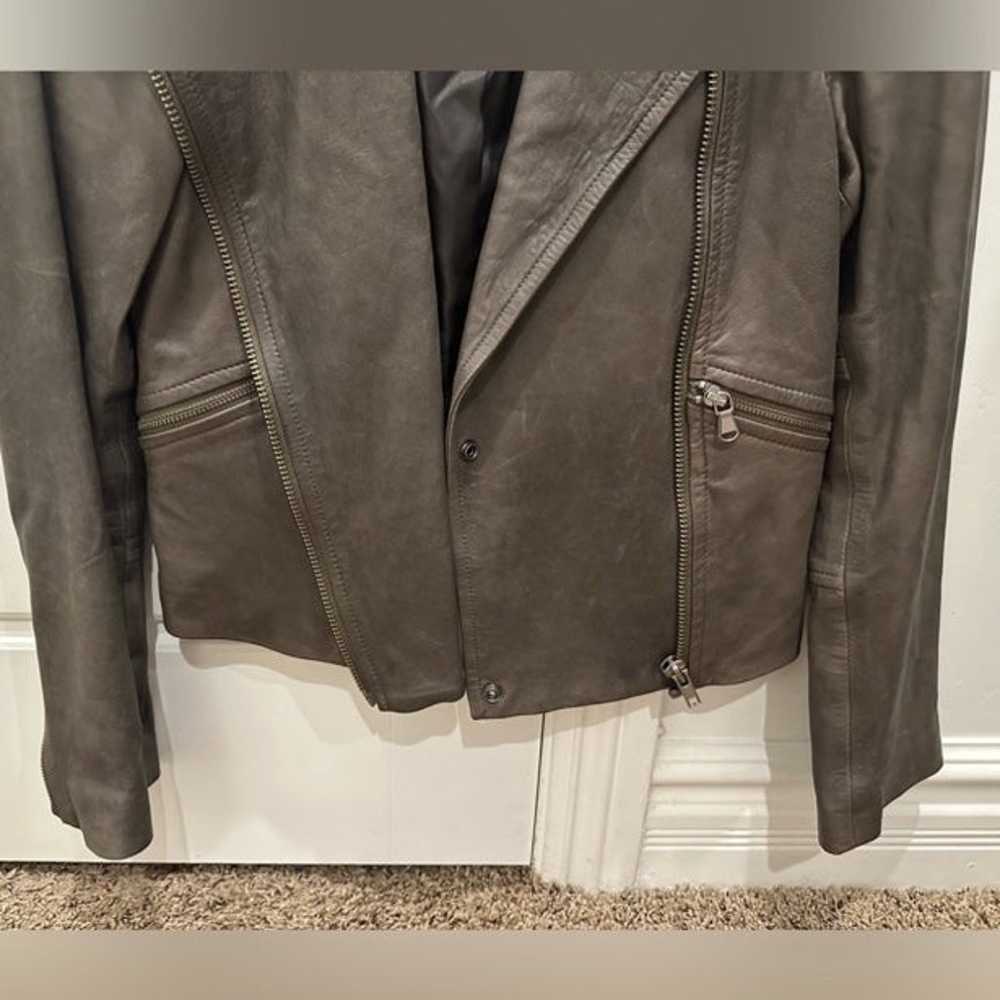 Marc Jacobs gently used leather jacket. Great con… - image 6