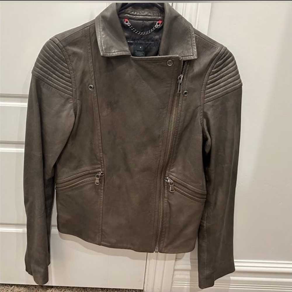 Marc Jacobs gently used leather jacket. Great con… - image 7