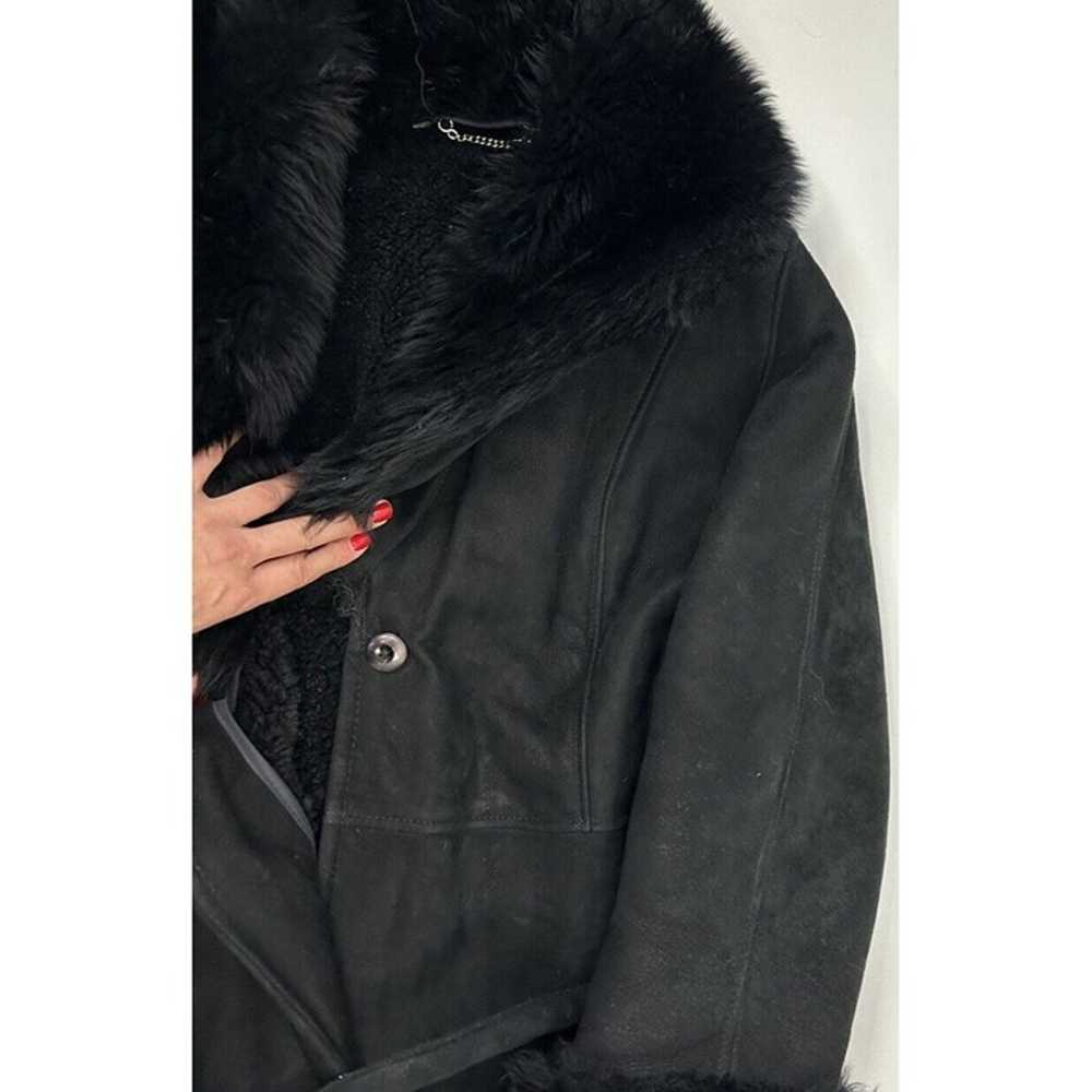 Vintage Morlands Lambskin Leather Faux Fur Sherpa… - image 4