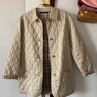 BURBERRY London Beige Quilted Jacket