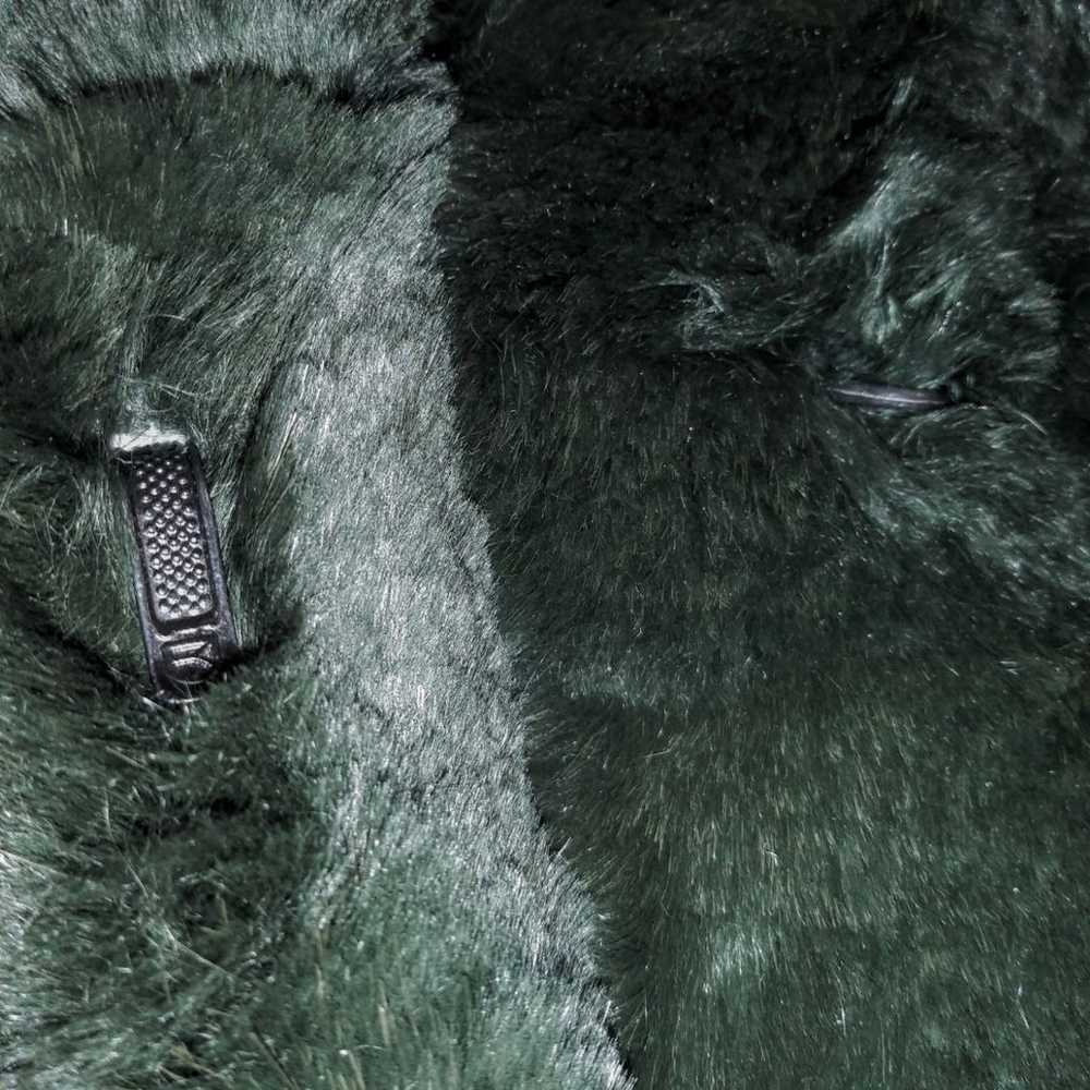 Dark Green Sheared Beaver Coat 10-12 - image 6