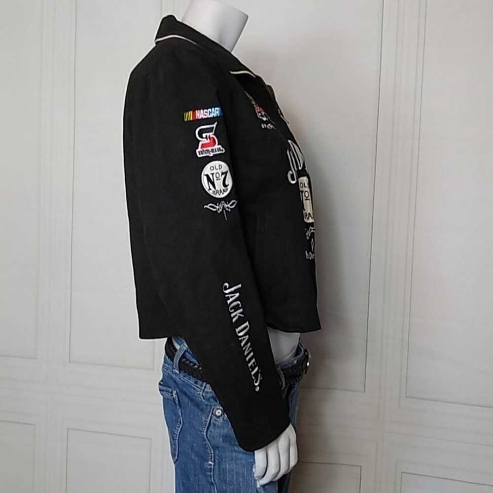 Jack Daniels Cropped Racing Jacket Sz. Large - JH… - image 5