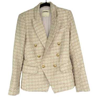 L’Agence Kenzie Tweed Double Breasted Blazer in B… - image 1