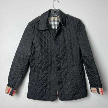 BURBERRY LONDON Classic Quilted Jacket Nova Check 