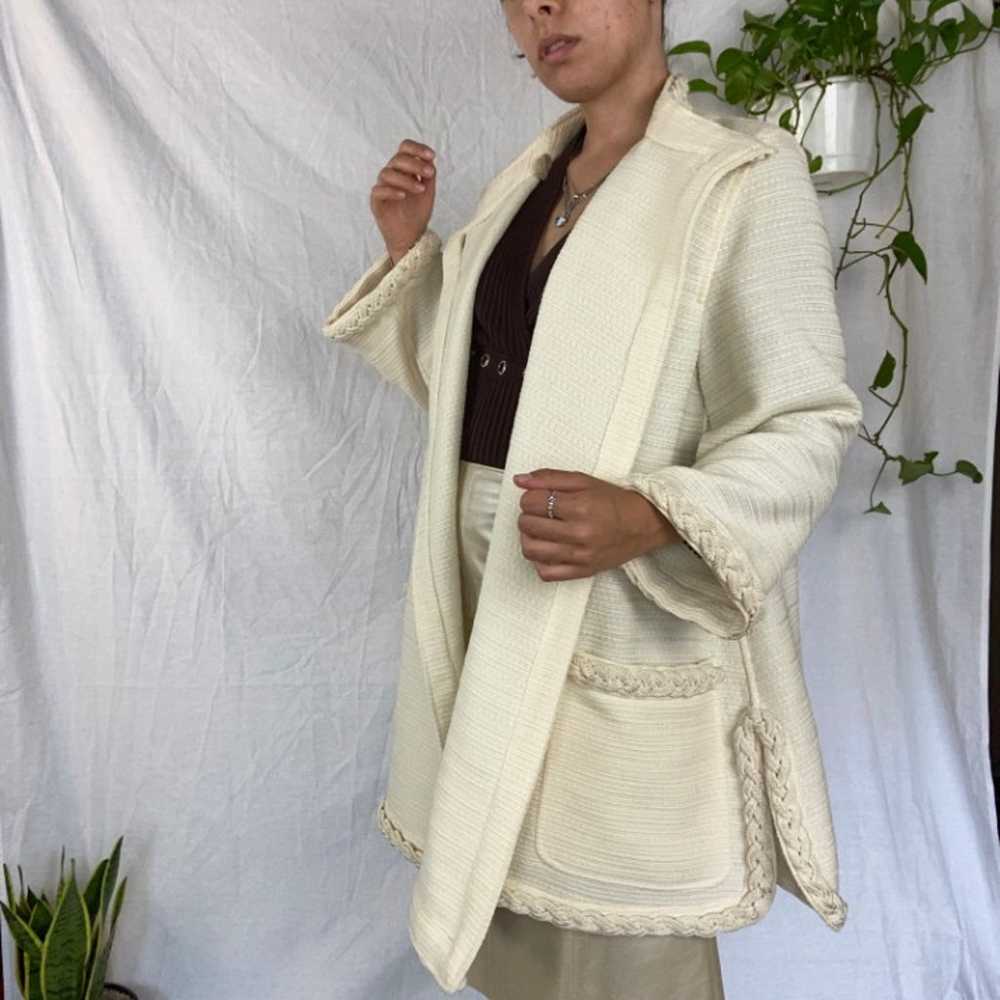 Valentino Authentic Silk/Wool Cape Coat - image 5