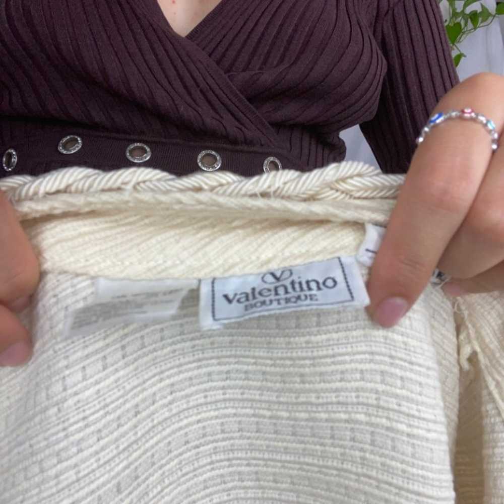 Valentino Authentic Silk/Wool Cape Coat - image 6