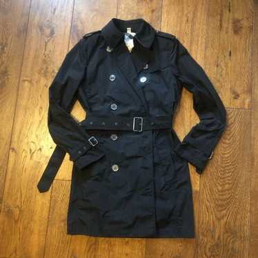 Burberry Black Trench Coat - image 1