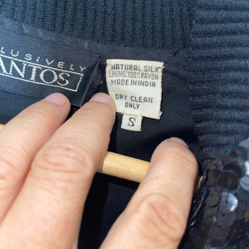 Gantos Vintage Womens Bomber Jacket Size Small Se… - image 6