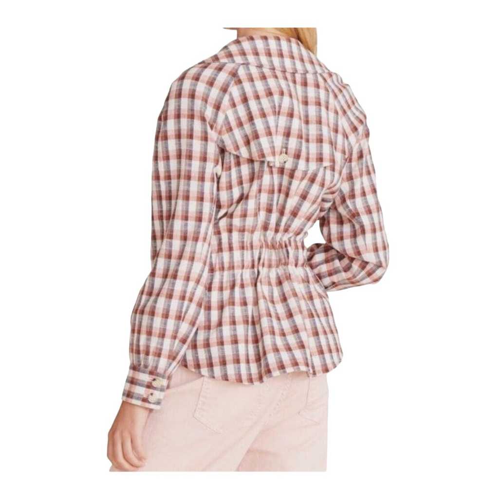 Veronica Beard Lin Jacket Multi Checked Cotton Bl… - image 10