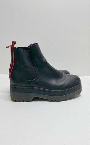 Mia Leather Cayson Platform Boots Black 7.5 - image 1