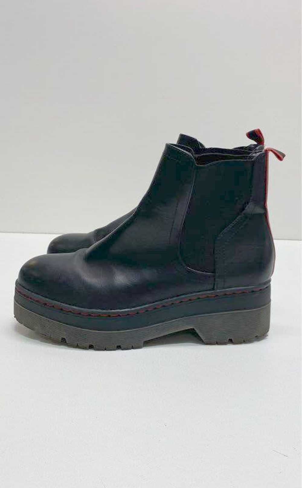 Mia Leather Cayson Platform Boots Black 7.5 - image 2