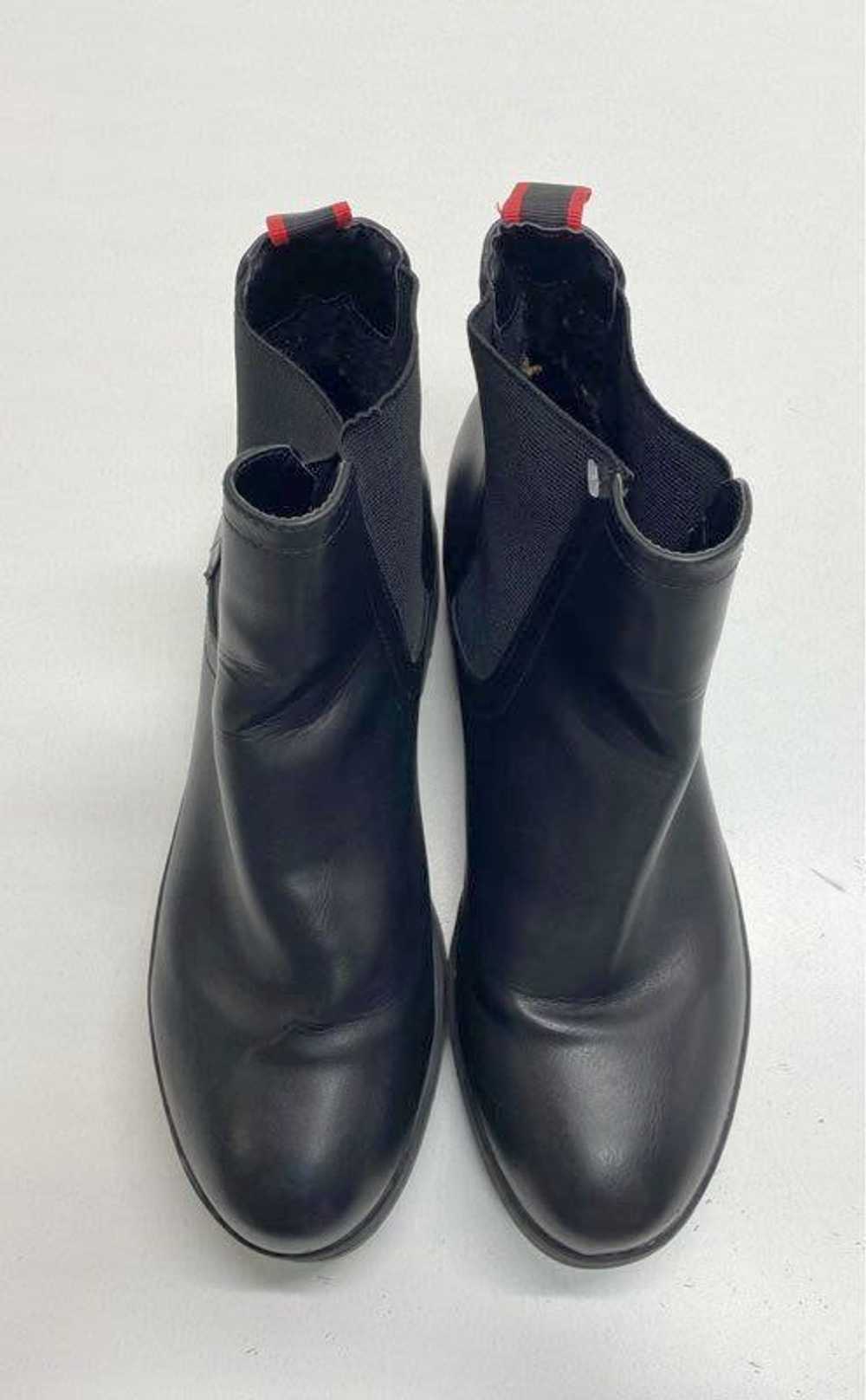 Mia Leather Cayson Platform Boots Black 7.5 - image 5