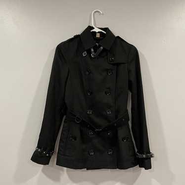 Burberry Brit Double Breasted Short Trench Coat B… - image 1