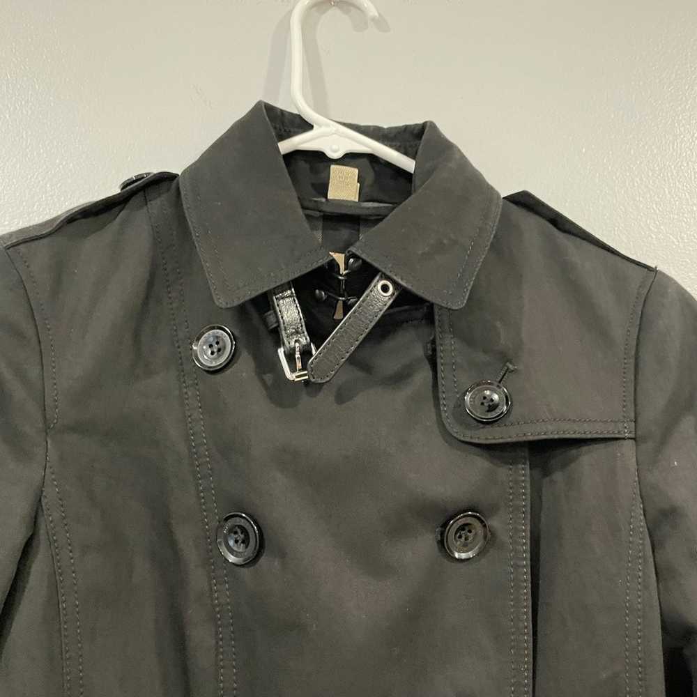 Burberry Brit Double Breasted Short Trench Coat B… - image 3