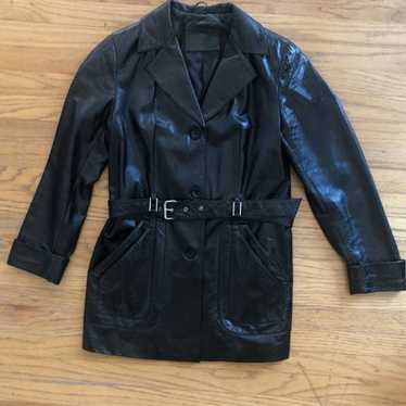 Italian patent Real Leather Jacket