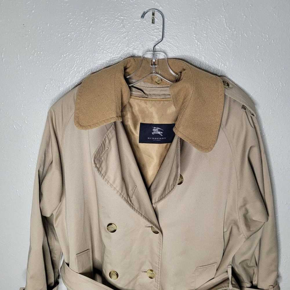 Burberry Alex Long Classic Trench Removable Wool … - image 2
