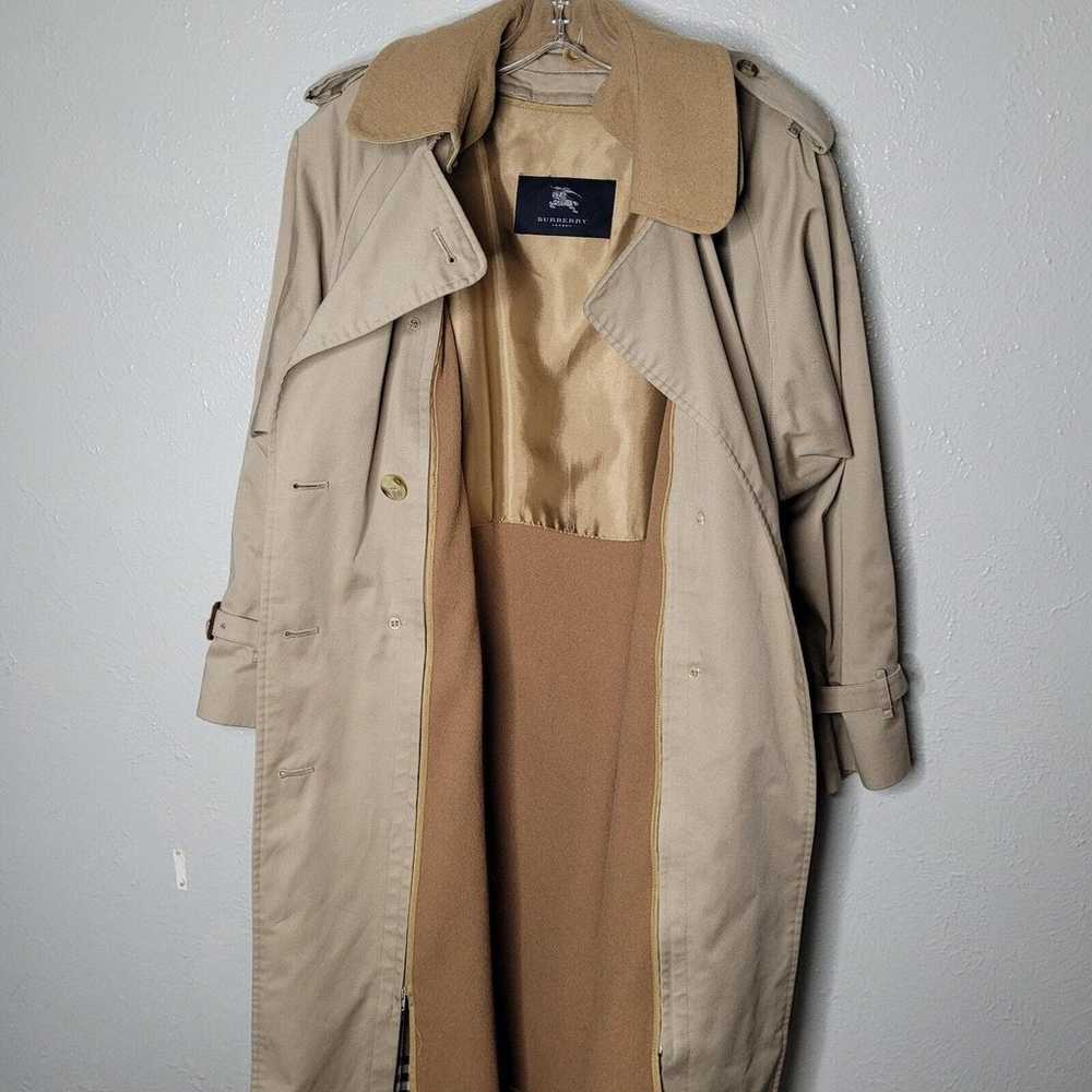 Burberry Alex Long Classic Trench Removable Wool … - image 9
