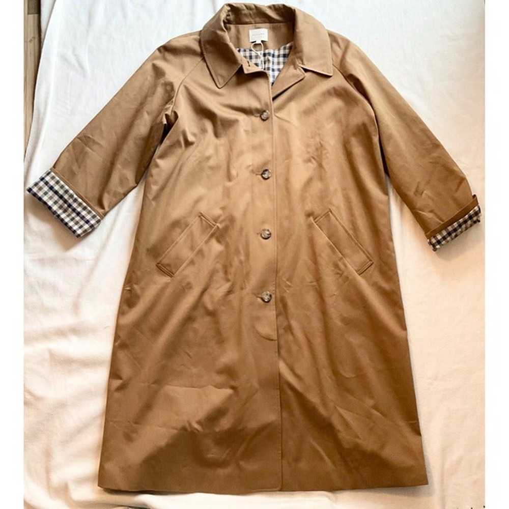NWOT Sezane CLYDE TRENCH COAT camel brown SZ44 us… - image 3