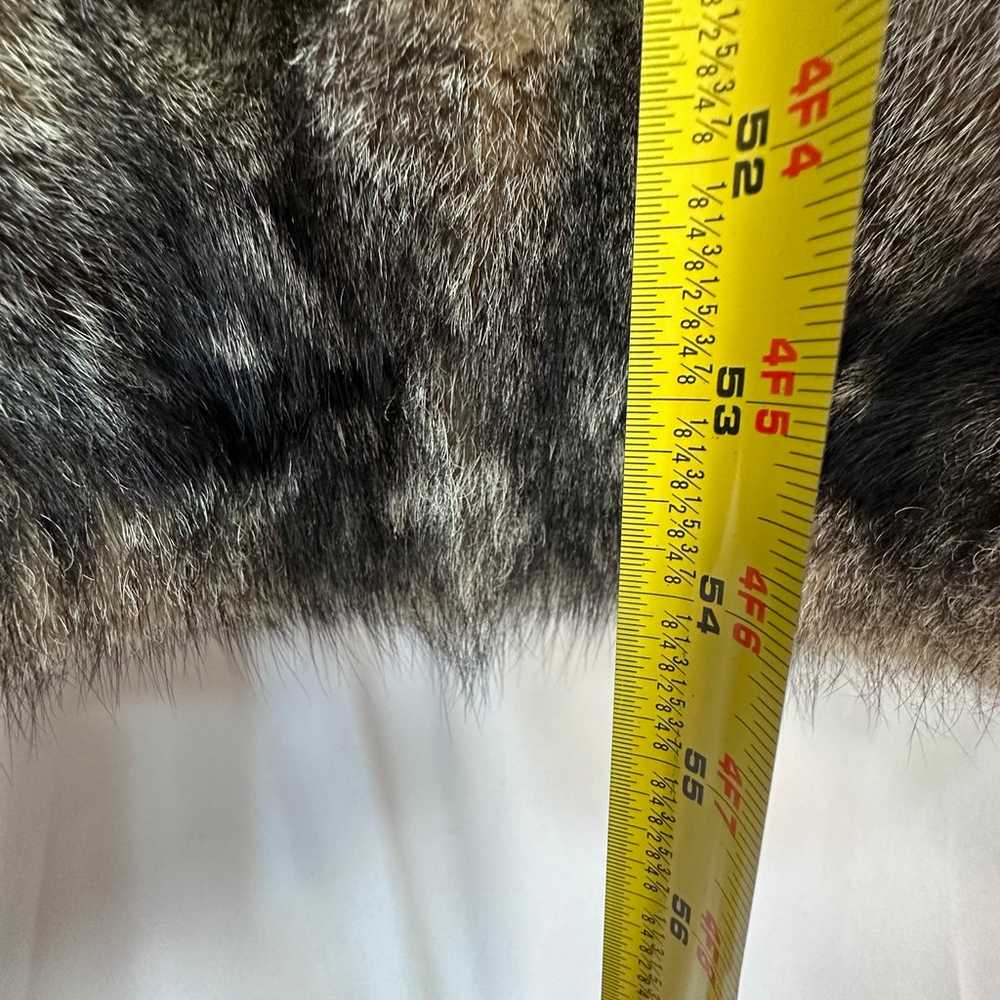 Gray fox coat - image 7