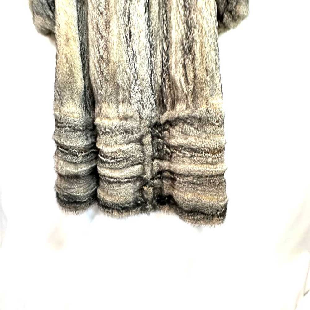 Gray fox coat - image 8