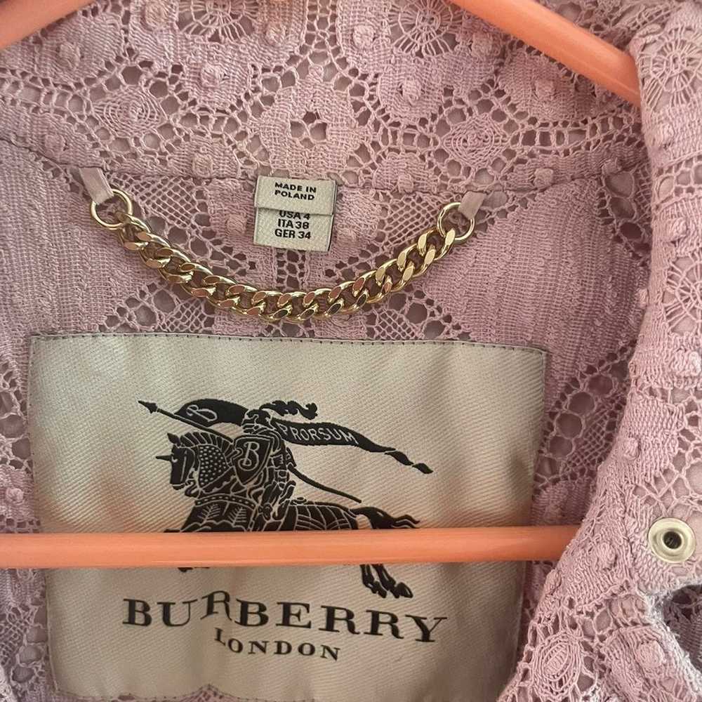 Burberry London Trench Coat pink size usa 4 ita38 - image 6