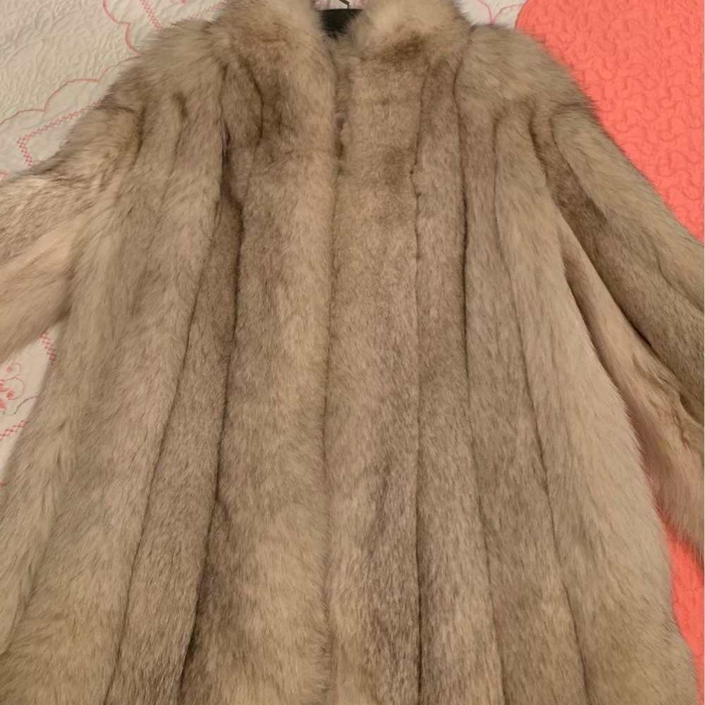 Silver fox fur jacket - image 1